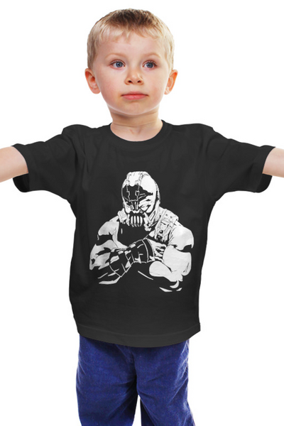 Заказать детскую футболку в Москве. Детская футболка классическая унисекс Bane - Dark Knight от shinko - готовые дизайны и нанесение принтов.