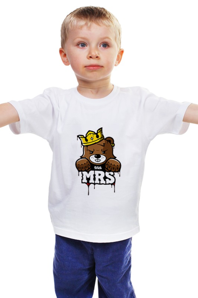 Заказать детскую футболку в Москве. Детская футболка классическая унисекс Мармот от YellowCloverShop - готовые дизайны и нанесение принтов.