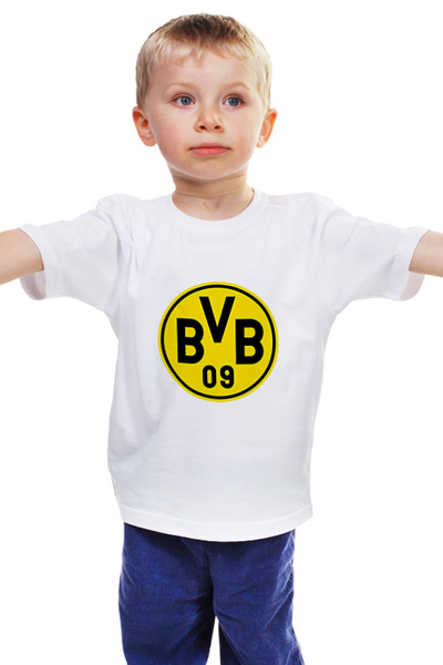Заказать детскую футболку в Москве. Детская футболка классическая унисекс Borussia от THE_NISE  - готовые дизайны и нанесение принтов.