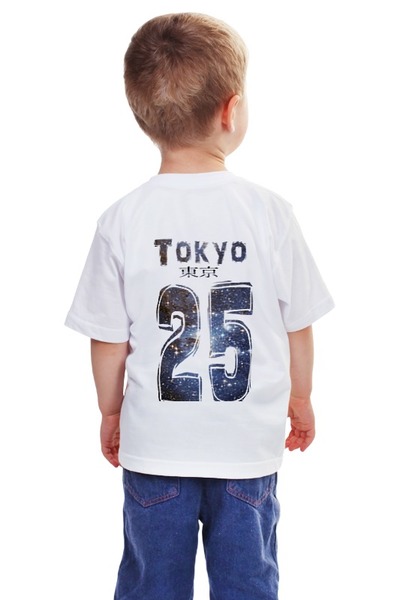 Заказать детскую футболку в Москве. Детская футболка классическая унисекс Tokyo 25 space 2 от nikskiru - готовые дизайны и нанесение принтов.