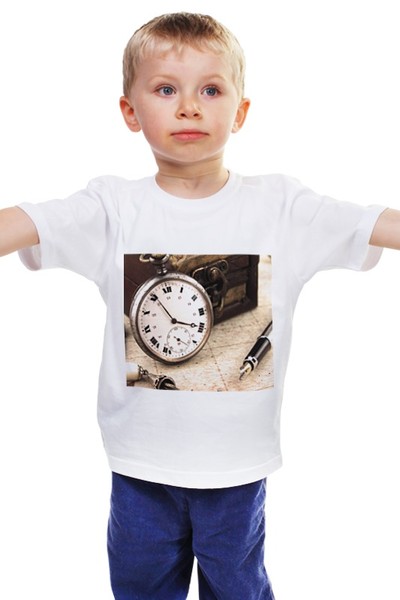 Заказать детскую футболку в Москве. Детская футболка классическая унисекс Ретро от alt - готовые дизайны и нанесение принтов.