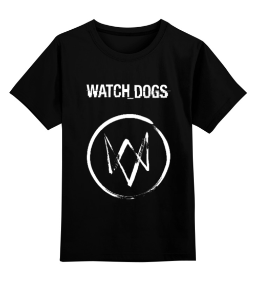 Заказать детскую футболку в Москве. Детская футболка классическая унисекс Watch_Dogs от snowi - готовые дизайны и нанесение принтов.