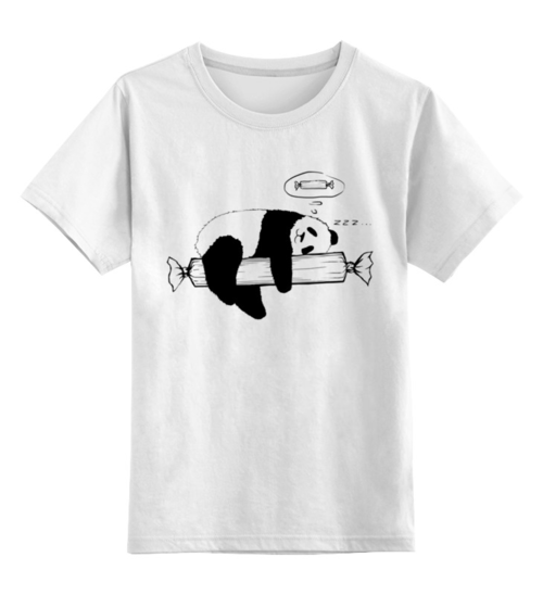 Заказать детскую футболку в Москве. Детская футболка классическая унисекс Panda от Artem Lobanov - готовые дизайны и нанесение принтов.