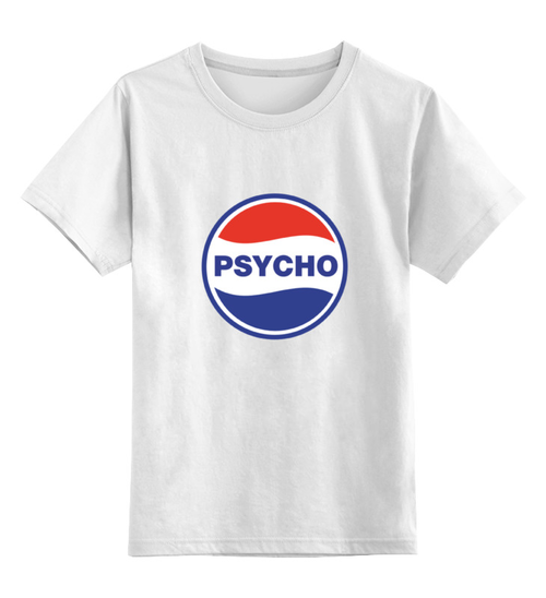 Заказать детскую футболку в Москве. Детская футболка классическая унисекс PSYCHO от Djimas Leonki - готовые дизайны и нанесение принтов.