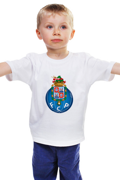 Заказать детскую футболку в Москве. Детская футболка классическая унисекс FC Porto от THE_NISE  - готовые дизайны и нанесение принтов.