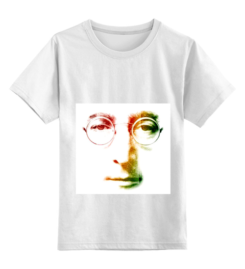 Заказать детскую футболку в Москве. Детская футболка классическая унисекс Джон Леннон  от nazarby - готовые дизайны и нанесение принтов.
