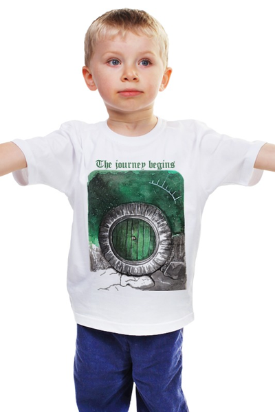 Заказать детскую футболку в Москве. Детская футболка классическая унисекс Волшебная дверь от milanna от Татьяна Верди - готовые дизайны и нанесение принтов.