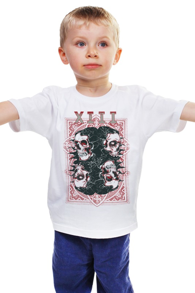 Заказать детскую футболку в Москве. Детская футболка классическая унисекс Черепа XIII от printshop - готовые дизайны и нанесение принтов.