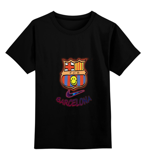 Заказать детскую футболку в Москве. Детская футболка классическая унисекс Cesare-FC Batcelona 15 от cesare - готовые дизайны и нанесение принтов.