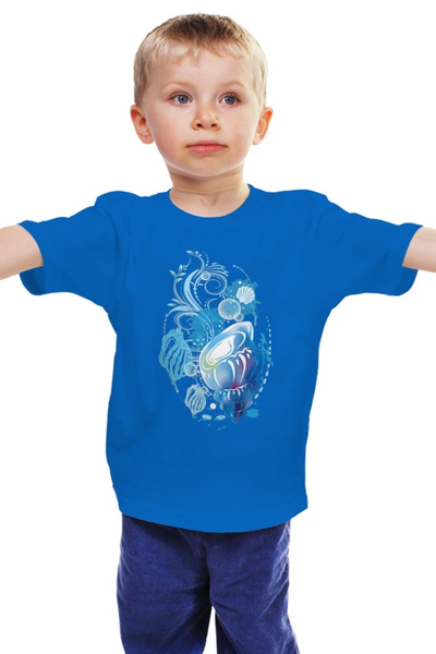 Заказать детскую футболку в Москве. Детская футболка классическая унисекс Ракушки от galaxy secret - готовые дизайны и нанесение принтов.