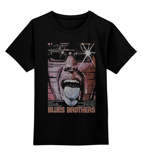 Заказать детскую футболку в Москве. Детская футболка классическая унисекс The Blues Brothers от KinoArt - готовые дизайны и нанесение принтов.