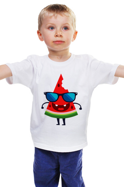 Заказать детскую футболку в Москве. Детская футболка классическая унисекс ☀Watermelon☀ от balden - готовые дизайны и нанесение принтов.