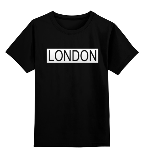 Заказать детскую футболку в Москве. Детская футболка классическая унисекс "LONDON" от Сергей Дульнев - готовые дизайны и нанесение принтов.