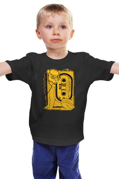 Заказать детскую футболку в Москве. Детская футболка классическая унисекс WALKMAN lion от crash - готовые дизайны и нанесение принтов.