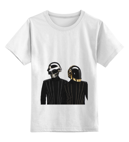 Заказать детскую футболку в Москве. Детская футболка классическая унисекс Daft Punk - Electoma  от KinoArt - готовые дизайны и нанесение принтов.