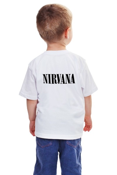 Заказать детскую футболку в Москве. Детская футболка классическая унисекс Nirvana от Leichenwagen - готовые дизайны и нанесение принтов.