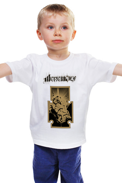 Заказать детскую футболку в Москве. Детская футболка классическая унисекс Оборотень от Leichenwagen - готовые дизайны и нанесение принтов.