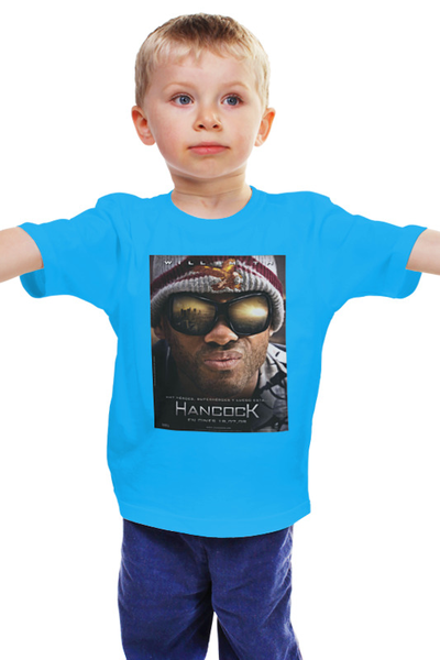 Заказать детскую футболку в Москве. Детская футболка классическая унисекс Хэнкок / Hancock от KinoArt - готовые дизайны и нанесение принтов.