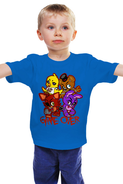 Заказать детскую футболку в Москве. Детская футболка классическая унисекс Five Nights at Freddy’s      от ПРИНТЫ ПЕЧАТЬ  - готовые дизайны и нанесение принтов.