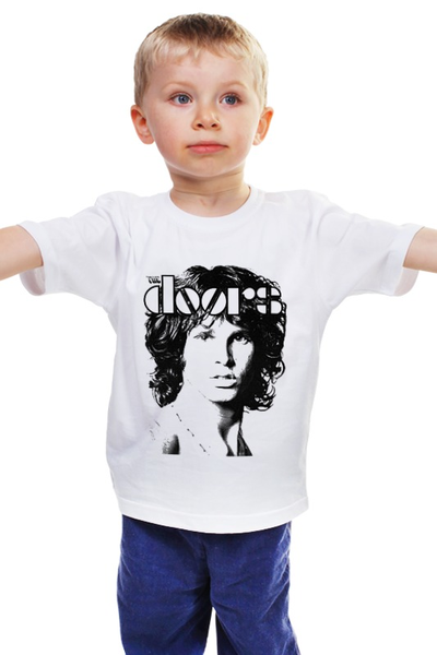 Заказать детскую футболку в Москве. Детская футболка классическая унисекс The Doors Jim Morrison от inPrintio - готовые дизайны и нанесение принтов.