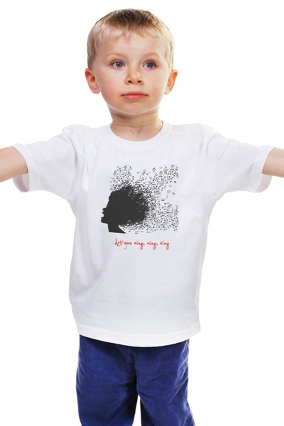 Заказать детскую футболку в Москве. Детская футболка классическая унисекс Певица от BeliySlon - готовые дизайны и нанесение принтов.