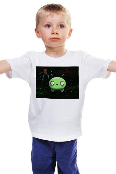 Заказать детскую футболку в Москве. Детская футболка классическая унисекс Mooncake от Дана Столыпина - готовые дизайны и нанесение принтов.