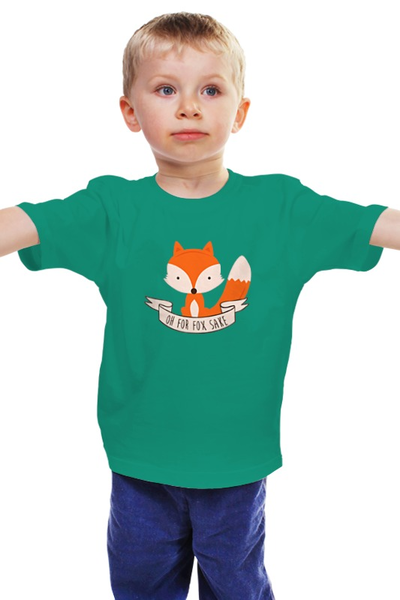 Заказать детскую футболку в Москве. Детская футболка классическая унисекс Лис Лис от cherdantcev - готовые дизайны и нанесение принтов.