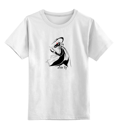 Заказать детскую футболку в Москве. Детская футболка классическая унисекс Крупье. Ставки сделаны от diskord - готовые дизайны и нанесение принтов.