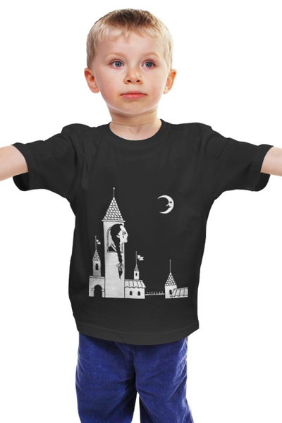 Заказать детскую футболку в Москве. Детская футболка классическая унисекс "Дедвиль" от Алиса Шипоглаз - готовые дизайны и нанесение принтов.