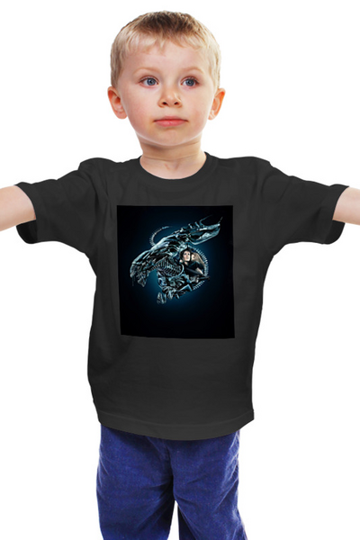 Заказать детскую футболку в Москве. Детская футболка классическая унисекс Чужой от lordzedd - готовые дизайны и нанесение принтов.
