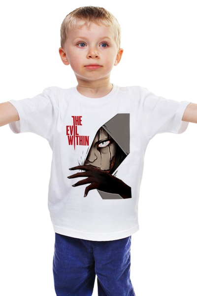 Заказать детскую футболку в Москве. Детская футболка классическая унисекс The Evil Within от Leichenwagen - готовые дизайны и нанесение принтов.