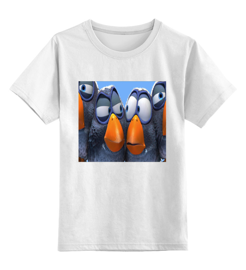 Заказать детскую футболку в Москве. Детская футболка классическая унисекс птицы от nomadrnd@yandex.ru - готовые дизайны и нанесение принтов.