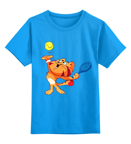 Заказать детскую футболку в Москве. Детская футболка классическая унисекс Теннис  от T-shirt print  - готовые дизайны и нанесение принтов.