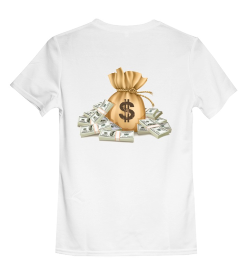 Заказать детскую футболку в Москве. Детская футболка классическая унисекс Доллар от Ирина - готовые дизайны и нанесение принтов.