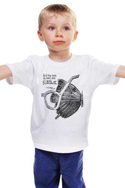 Заказать детскую футболку в Москве. Детская футболка классическая унисекс Stardust от zlataziva - готовые дизайны и нанесение принтов.
