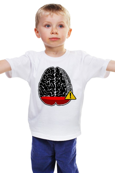 Заказать детскую футболку в Москве. Детская футболка классическая унисекс Арт Прикол от Leichenwagen - готовые дизайны и нанесение принтов.