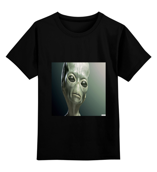 Заказать детскую футболку в Москве. Детская футболка классическая унисекс Alien 51 от ertbkju@mail.ru - готовые дизайны и нанесение принтов.