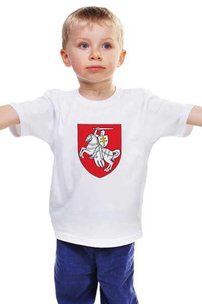 Заказать детскую футболку в Москве. Детская футболка классическая унисекс Погоня от jomojo - готовые дизайны и нанесение принтов.