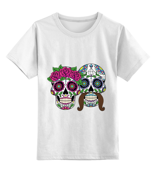 Заказать детскую футболку в Москве. Детская футболка классическая унисекс Праздник смерти от Анна Гетман - готовые дизайны и нанесение принтов.