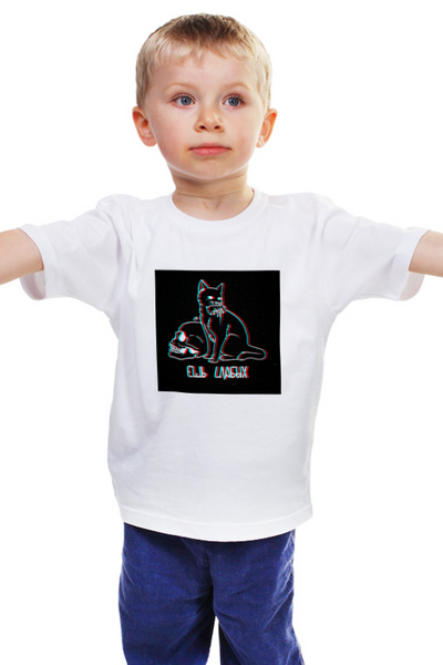 Заказать детскую футболку в Москве. Детская футболка классическая унисекс Ешь слабых от Елена  - готовые дизайны и нанесение принтов.