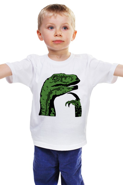 Заказать детскую футболку в Москве. Детская футболка классическая унисекс Raptor от mems - готовые дизайны и нанесение принтов.