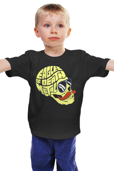 Заказать детскую футболку в Москве. Детская футболка классическая унисекс Eagles of Death Metal от geekbox - готовые дизайны и нанесение принтов.