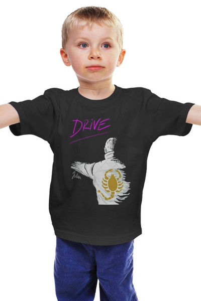 Заказать детскую футболку в Москве. Детская футболка классическая унисекс Drive от KinoArt - готовые дизайны и нанесение принтов.