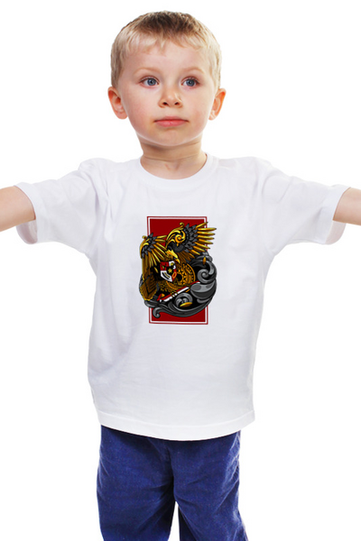 Заказать детскую футболку в Москве. Детская футболка классическая унисекс Абстракция     от T-shirt print  - готовые дизайны и нанесение принтов.