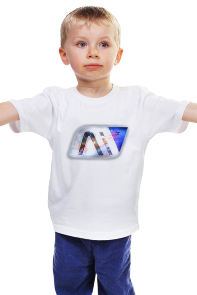 Заказать детскую футболку в Москве. Детская футболка классическая унисекс Mass effect andromeda от galaxy secret - готовые дизайны и нанесение принтов.