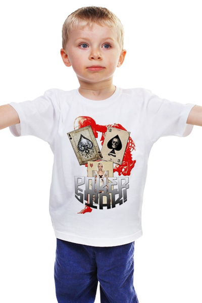 Заказать детскую футболку в Москве. Детская футболка классическая унисекс Звезда покера от shamanio - готовые дизайны и нанесение принтов.