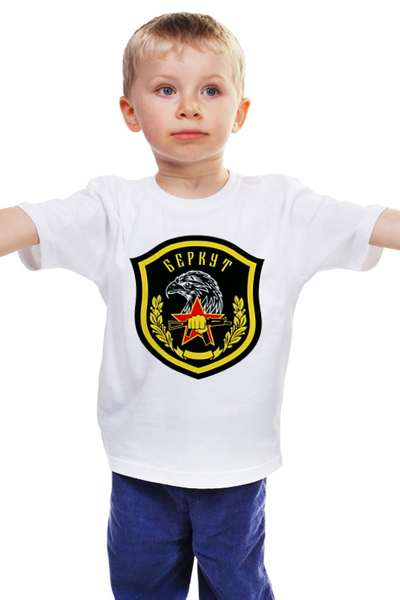 Заказать детскую футболку в Москве. Детская футболка классическая унисекс Беркут от Юрий Чингаев - готовые дизайны и нанесение принтов.