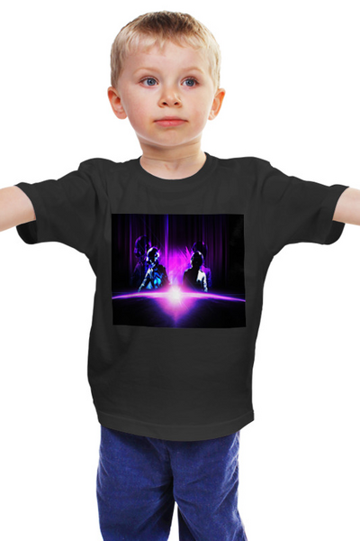Заказать детскую футболку в Москве. Детская футболка классическая унисекс Daft Punk от THE_NISE  - готовые дизайны и нанесение принтов.