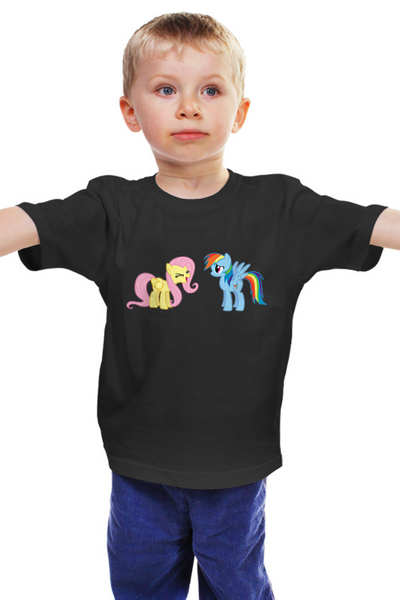 Заказать детскую футболку в Москве. Детская футболка классическая унисекс My little pony yay 23 от manhunt7 - готовые дизайны и нанесение принтов.