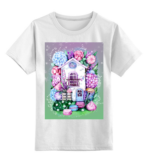 Заказать детскую футболку в Москве. Детская футболка классическая унисекс Home, sweet home от Елена Эйдукайтис - готовые дизайны и нанесение принтов.